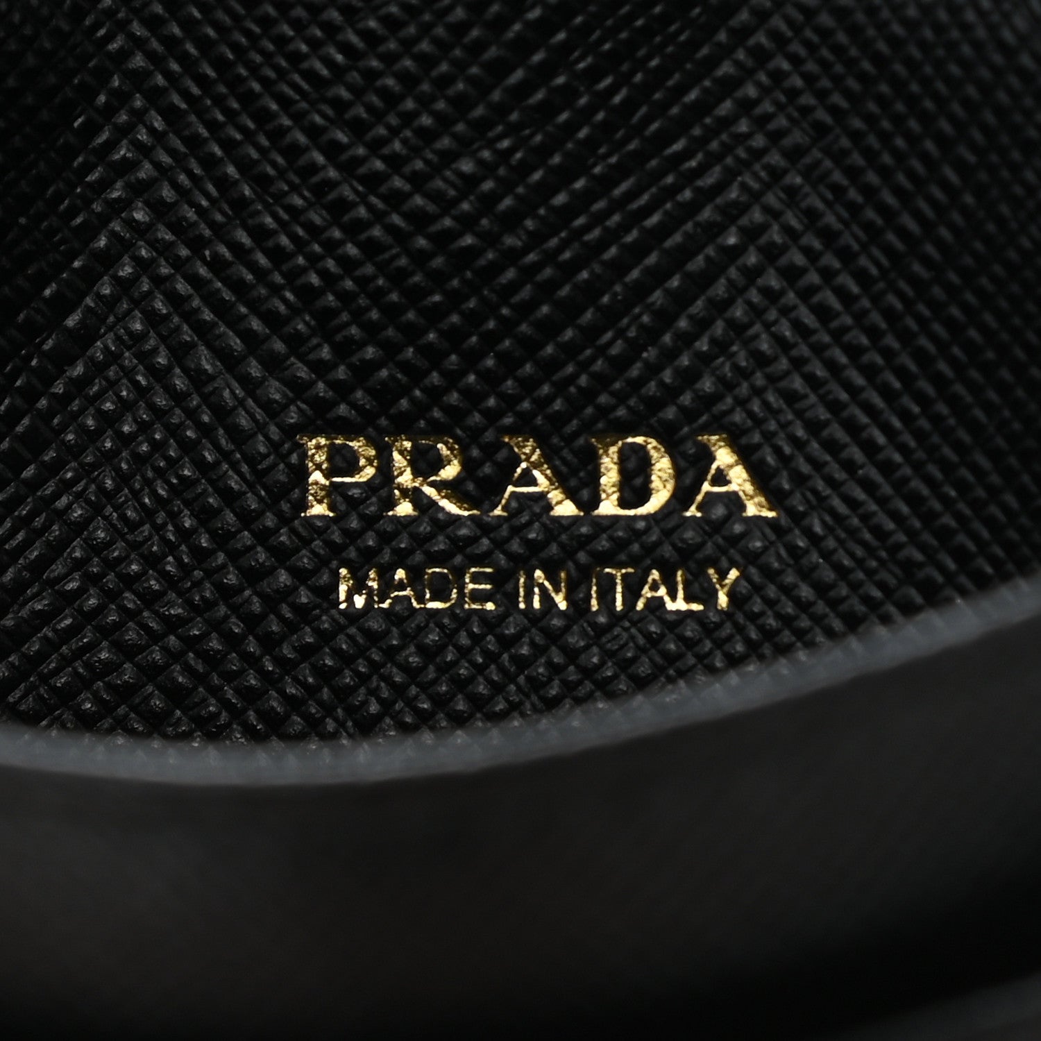 Prada Saffiano Metal Flap Wallet Black 6 of 6