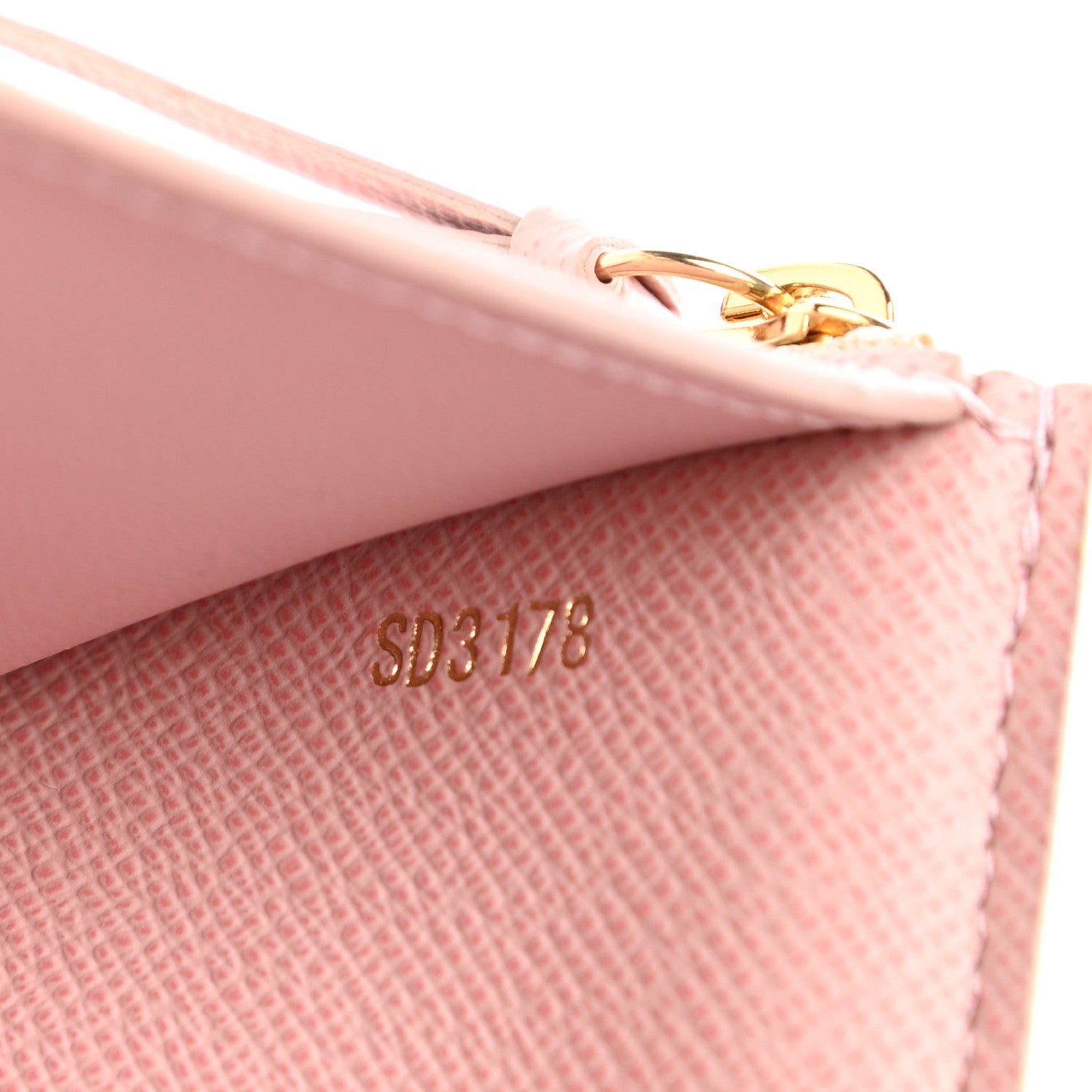 Louis Vuitton Damier Azur Victorine Wallet Rose Ballerine 7 of 8
