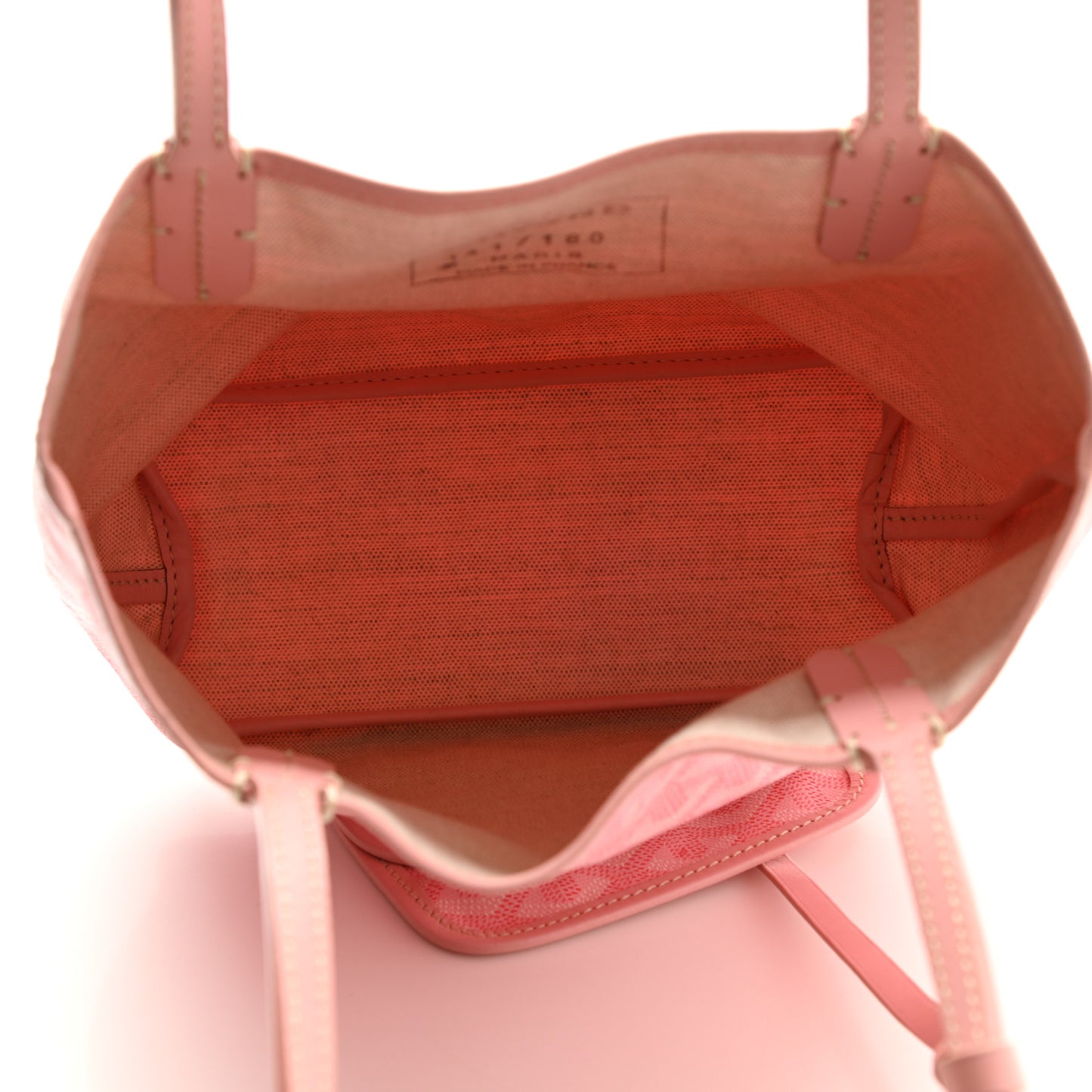 Goyardine Reversible Mini Anjou Pink