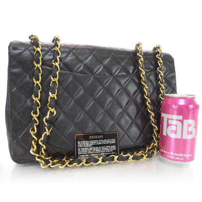 Chanel Lambskin XL Jumbo Flap Black 3 of 9