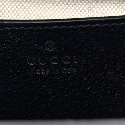 Gucci GG Supreme Monogram Textured Dollar Calfskin Web Small Ophidia Chain Shoulder Bag Beige Blue 6 of 10