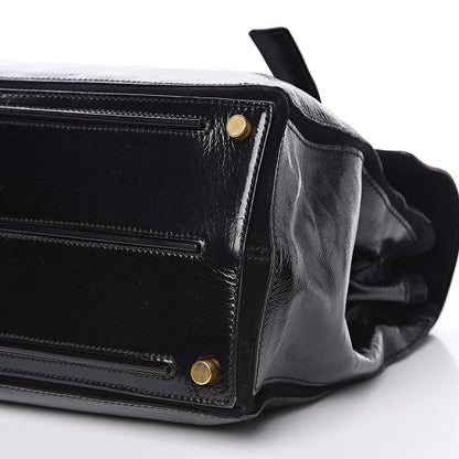 Saint Laurent Patent Large Muse Two Black 9 of 12