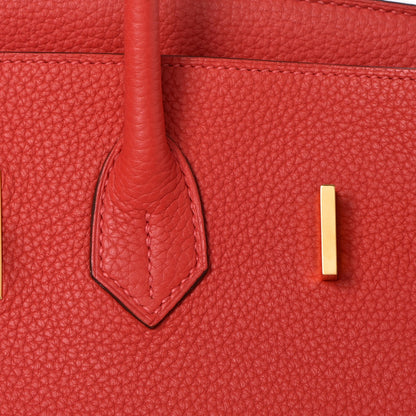 Hermes Togo Birkin 35 Rouge Pivoine 18 of 35