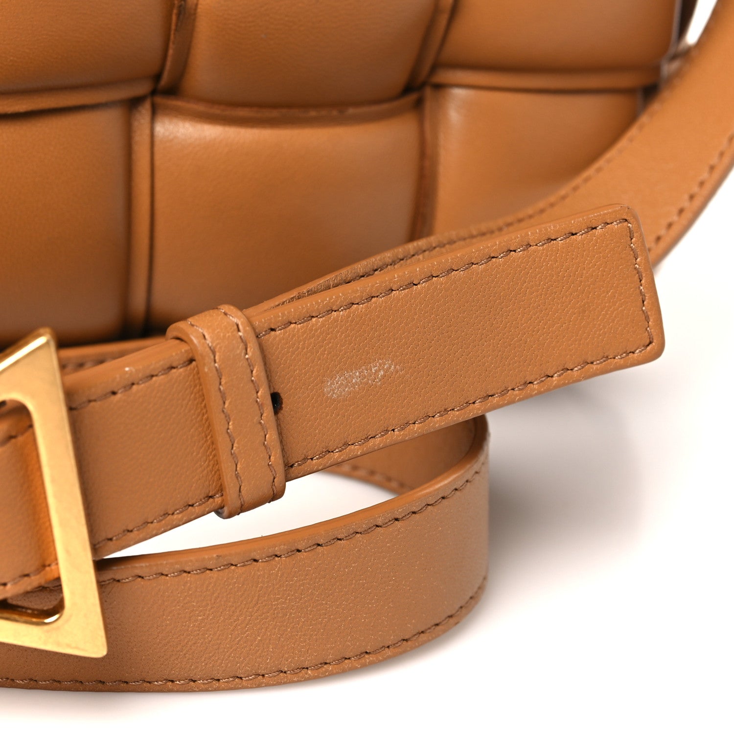 Bottega Veneta Nappa Maxi Intreccio Padded Cassette Crossbody Bag Caramel 15 of 15