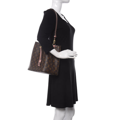 Louis Vuitton Monogram Neonoe MM Rose Poudre 2 of 10
