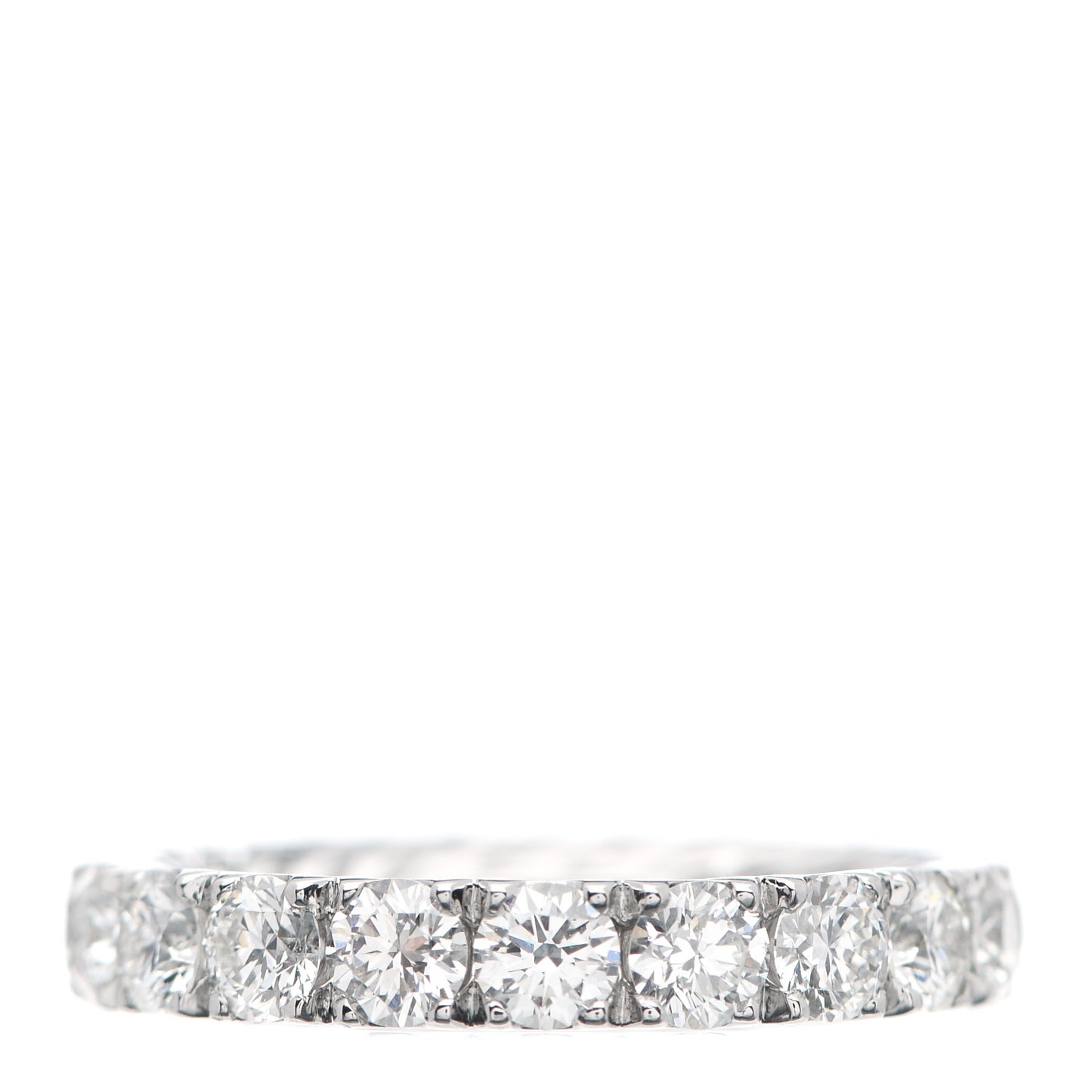 Platinum Diamond 3.6mm Eden Eternity Wedding Band Ring 50 5.5