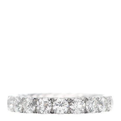 David Yurman Platinum Diamond 3.6mm Eden Eternity Wedding Band Ring 50 5.5 1 of 4