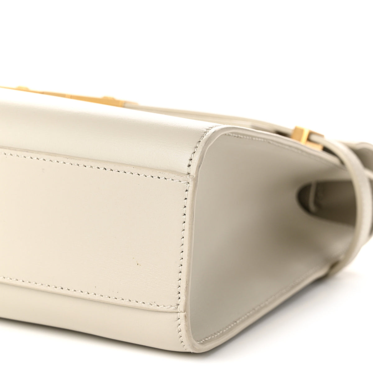 Smooth Calfskin Manhattan Shoulder Bag Crema Soft