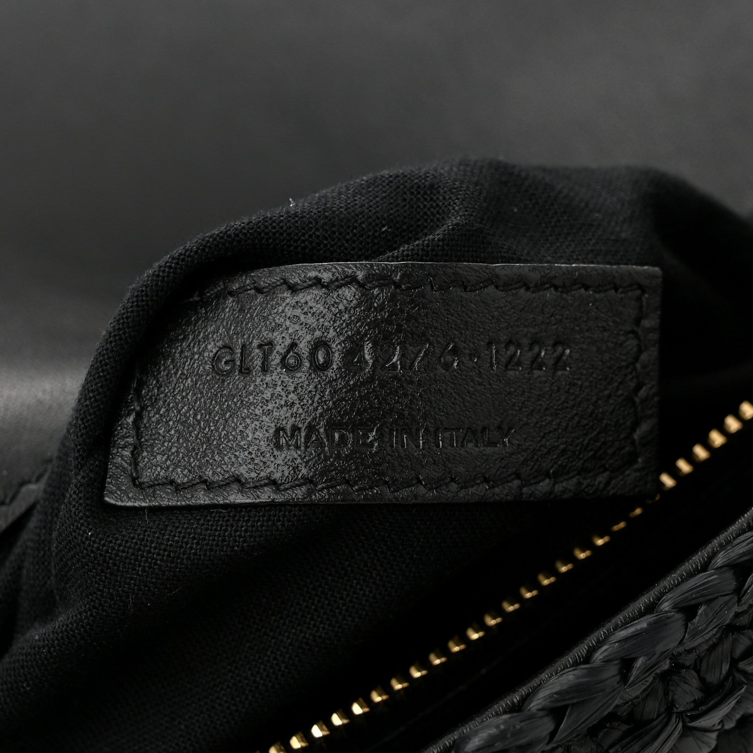 Saint Laurent Raffia Monogram Tassel Kate 99 Black 7 of 10