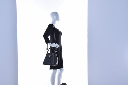 MCM Visetos Calfskin Drawstring Bucket Bag Black 2 of 10