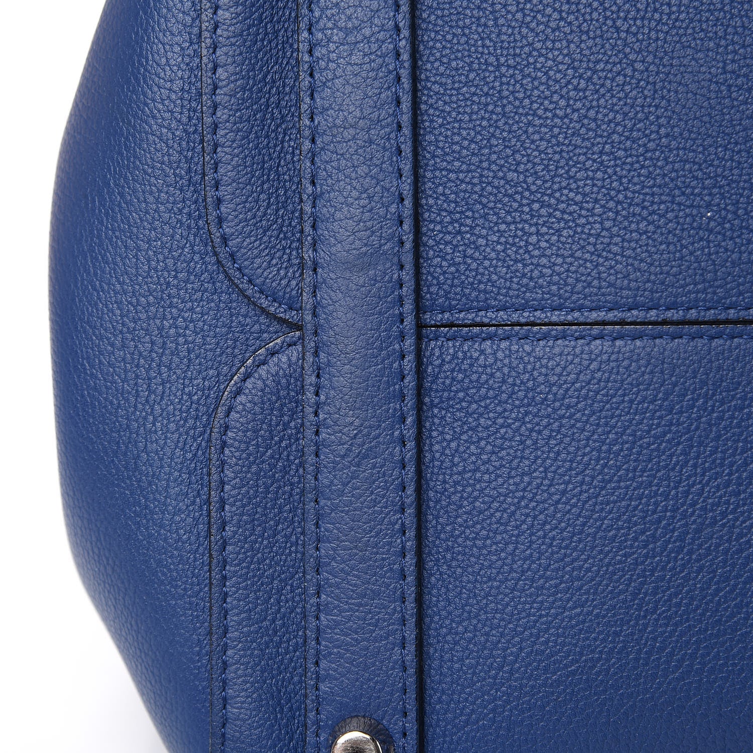 Christian Dior Supple Grained Calfskin Large Open Bar Tote Blue 13 of 16