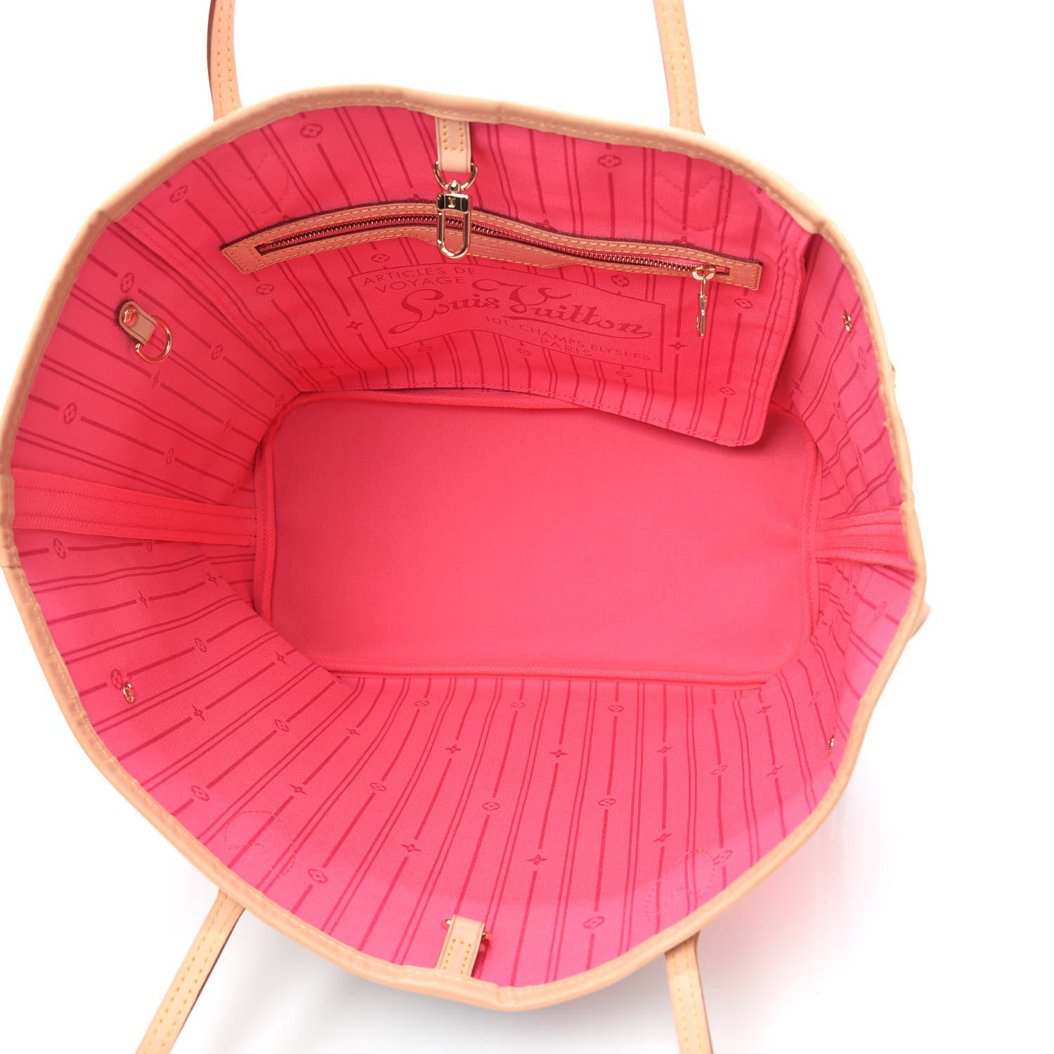 Louis Vuitton Monogram Roses Neverfull MM 5 of 9