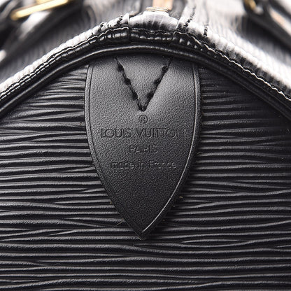 Louis Vuitton Epi Speedy 35 Black 7 of 8