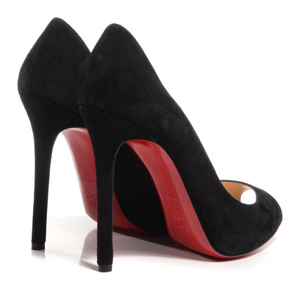 Christian Louboutin Suede Flo 120 Pumps 39 Black 4 of 6