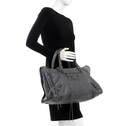 Balenciaga Agneau Classic Hardware Work Gris Tarmac 2 of 8