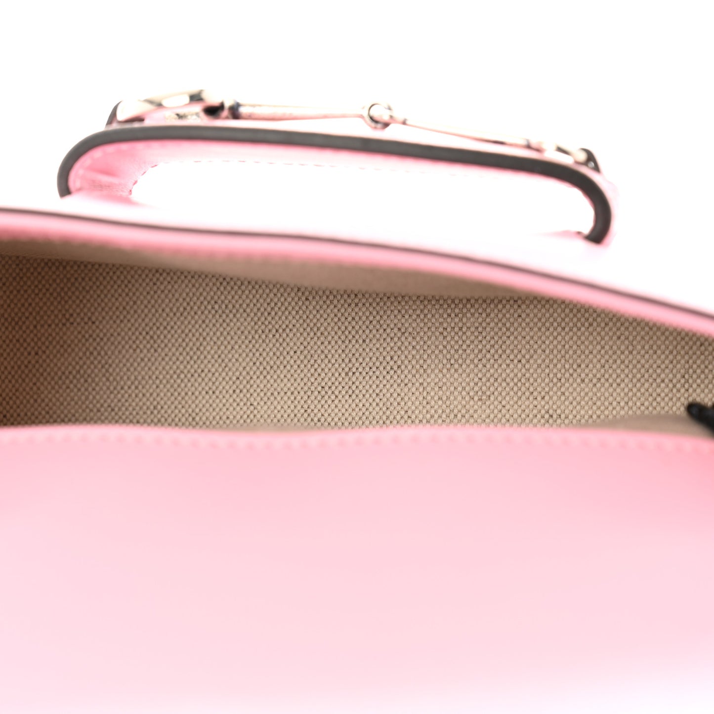 Calfskin Mini Horsebit 1955 Asymmetric Shoulder Bag Pink