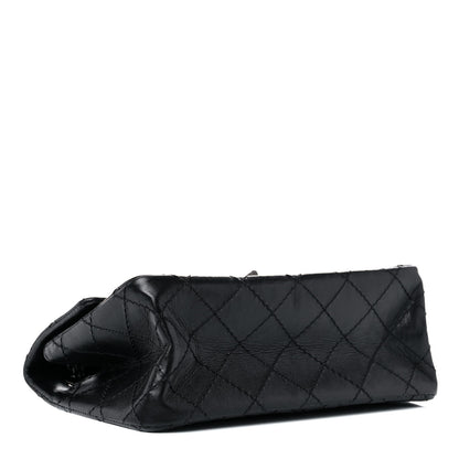 Chanel Aged Calfskin Quilted 2.55 Reissue Mini Flap So Black 4 of 13