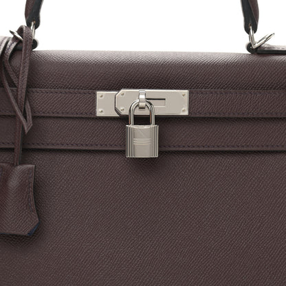 Hermes Epsom Verso Kelly Sellier 28 Rouge Sellier Bleu Saphir 8 of 11
