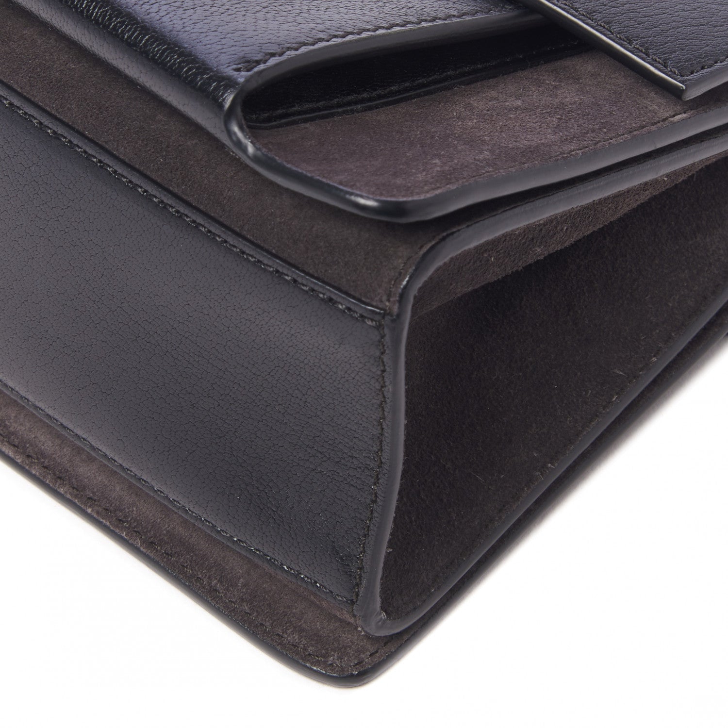 Givenchy Goatskin Suede Small GV3 Shoulder Bag Black 5 of 8