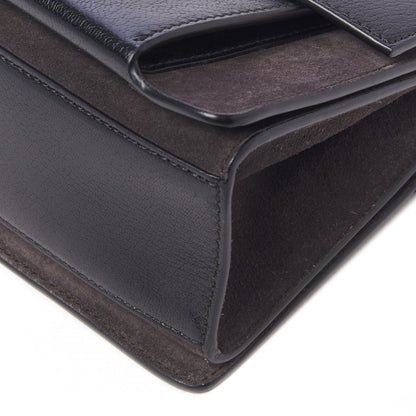 Givenchy Goatskin Suede Small GV3 Shoulder Bag Black 5 of 8