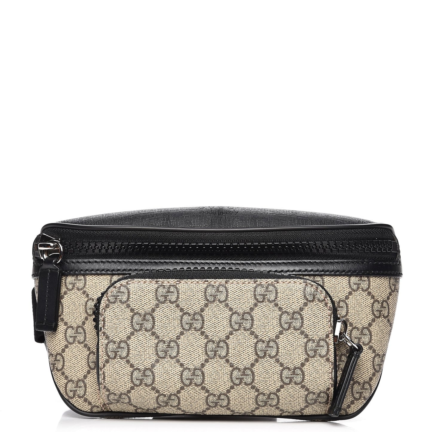 GG Supreme Monogram Belt Bag Black