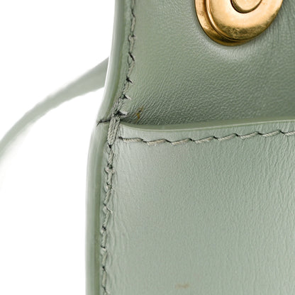 Saint Laurent Smooth Calfskin Carre Satchel Vert Opaline 11 of 14