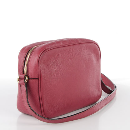 Gucci Pebbled Calfskin Small Soho Disco Bag Rose 3 of 7