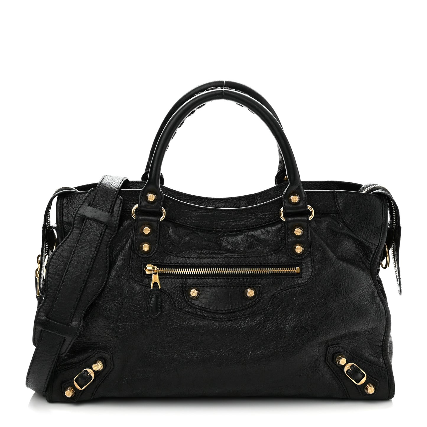 Agneau Giant 12 Gold Hardware City Black
