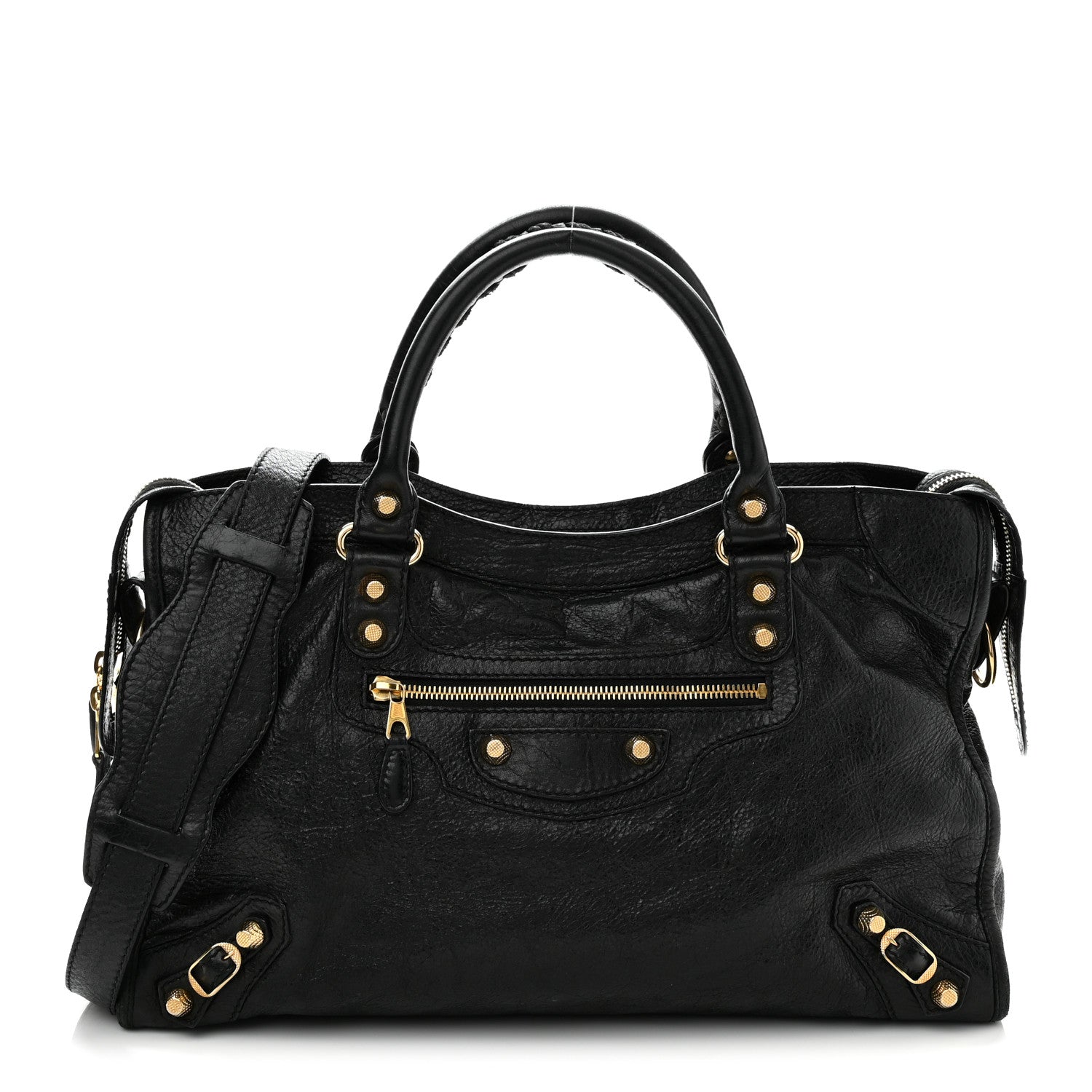 Balenciaga Agneau Giant 12 Gold Hardware City Black 1 of 10