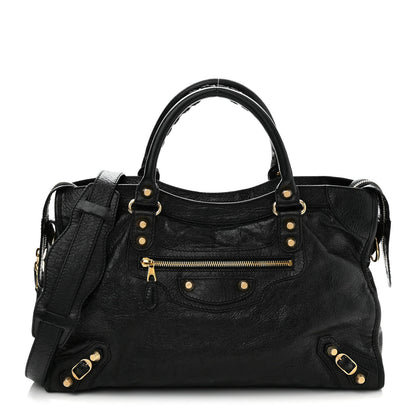 Balenciaga Agneau Giant 12 Gold Hardware City Black 1 of 10