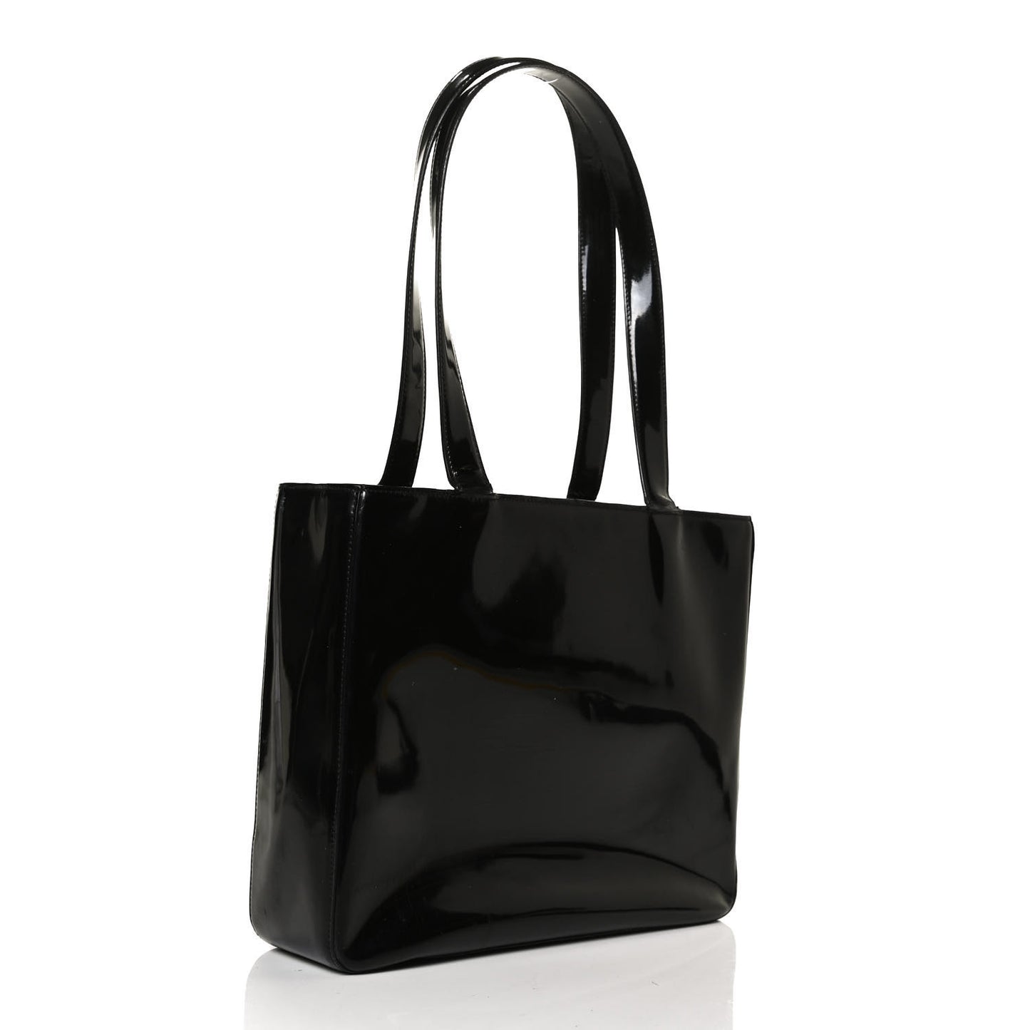 Patent Tote Black