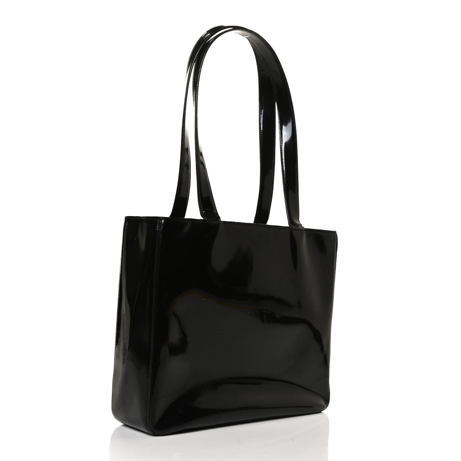 Chanel Patent Tote Black 3 of 16