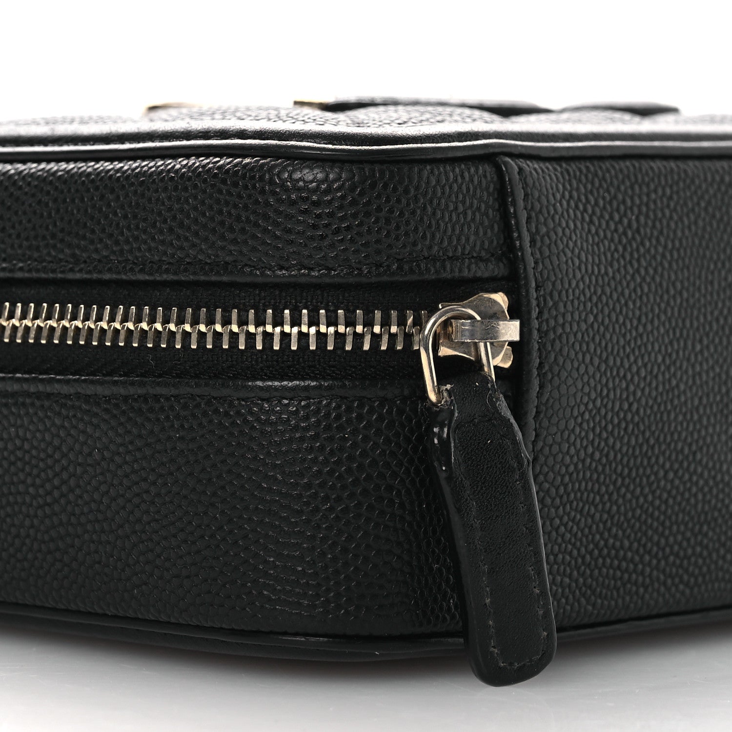 Chanel Caviar Quilted CC Filigree Vanity Clutch With Chain Black 10 of 12
