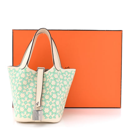 Hermes Swift Micro Lucky Daisy Picotin Lock Nata Vert 11 of 11