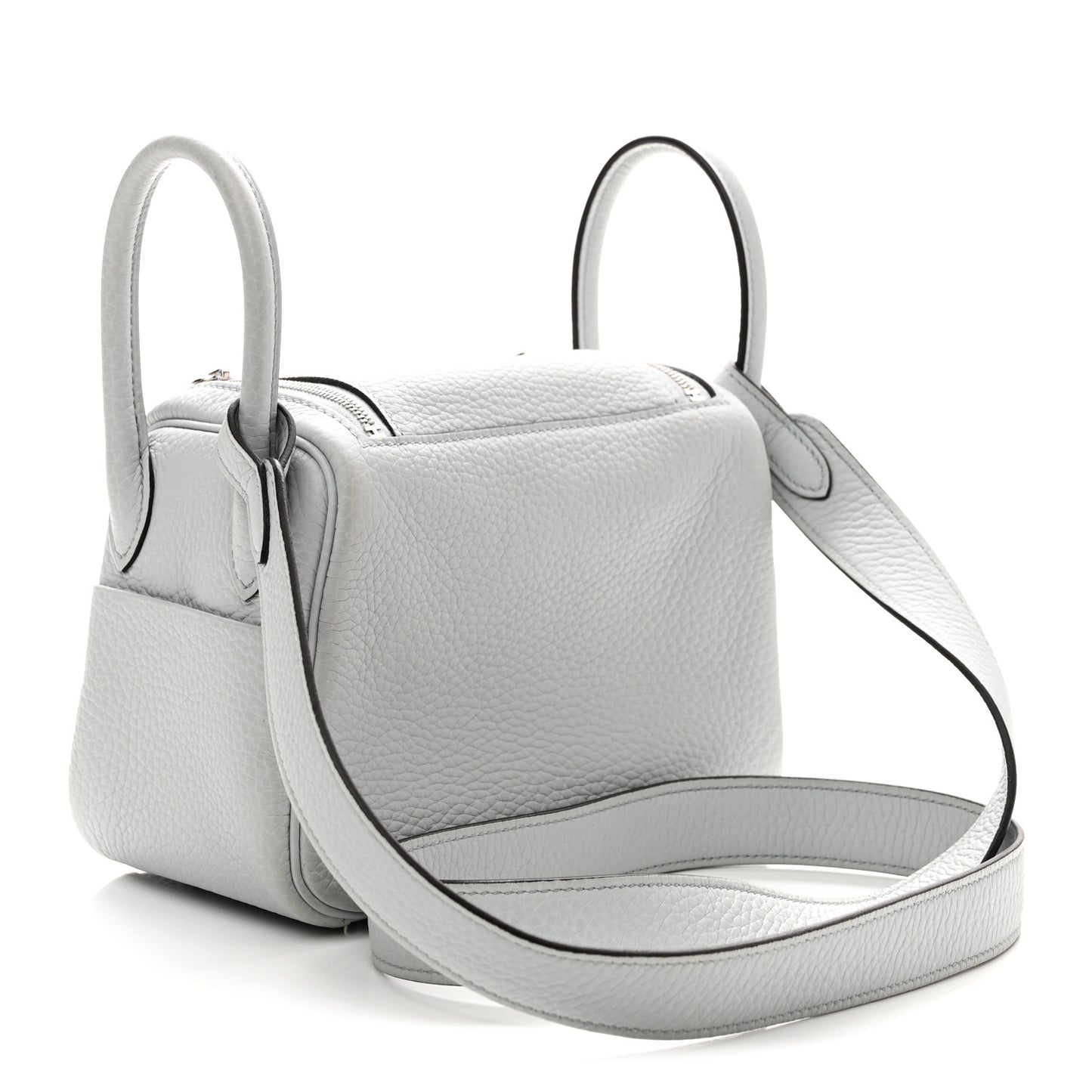 Taurillon Clemence Mini Lindy 20 Bleu Pale