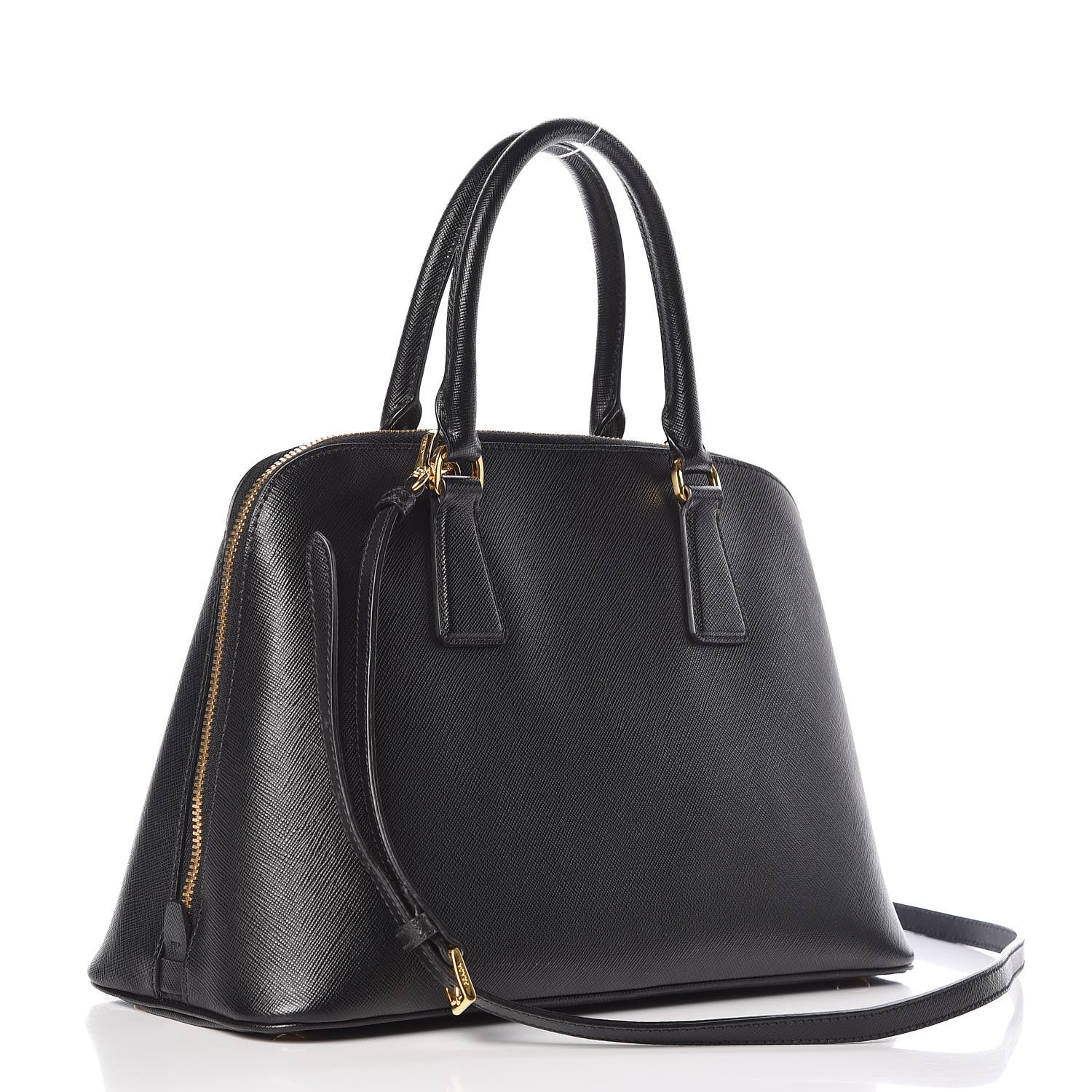 Prada Saffiano Lux Medium Promenade Tote Black 4 of 11