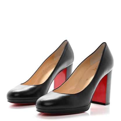 Christian Louboutin Nappa Kabetts 100 Pumps 38.5 Black Lucido 3 of 9