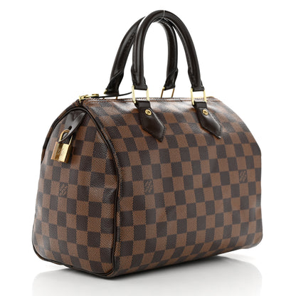 Louis Vuitton Damier Ebene Speedy 25 3 of 12