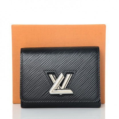Louis Vuitton Epi Twist Compact Wallet Black 7 of 7