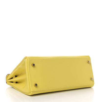 Hermes Evercolor Kelly Retourne 28 Lime 3 of 6