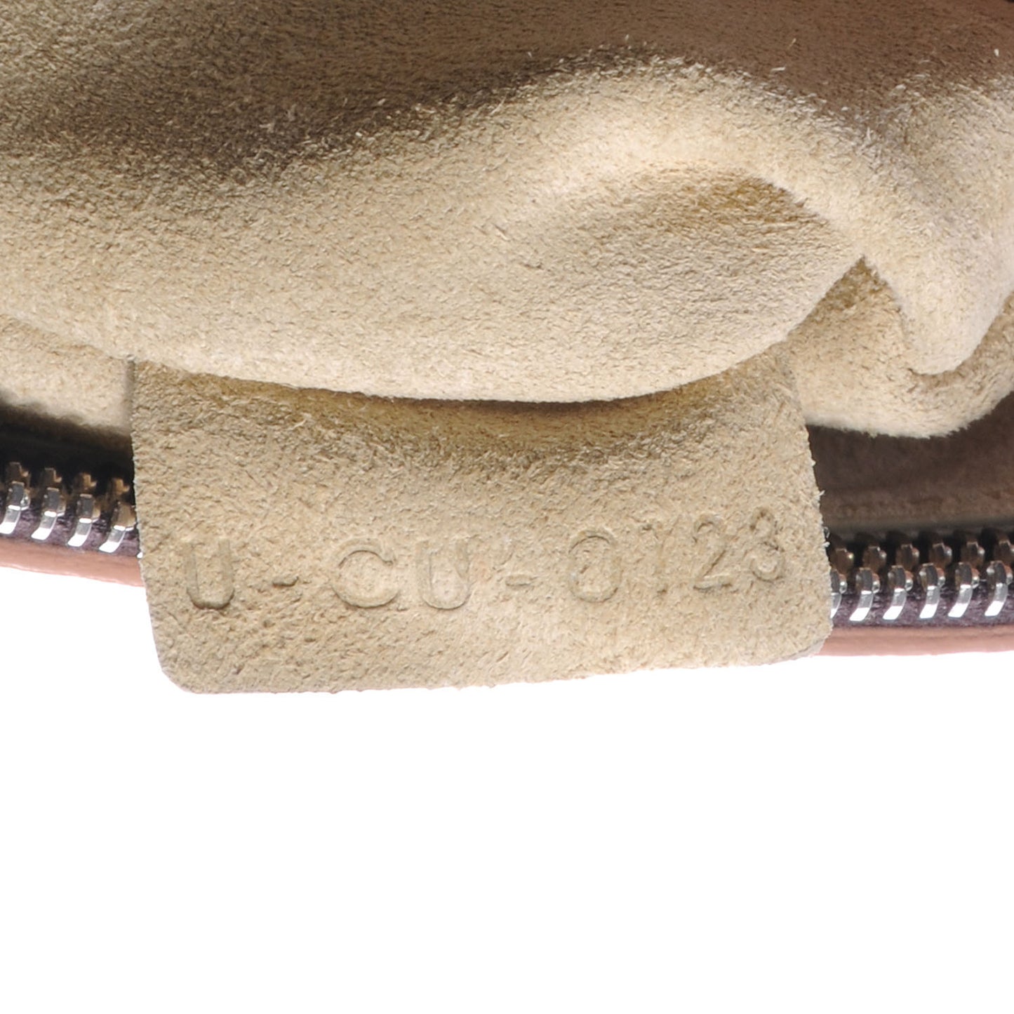 Lambskin Soft Trio Zipped Bag Vanilla