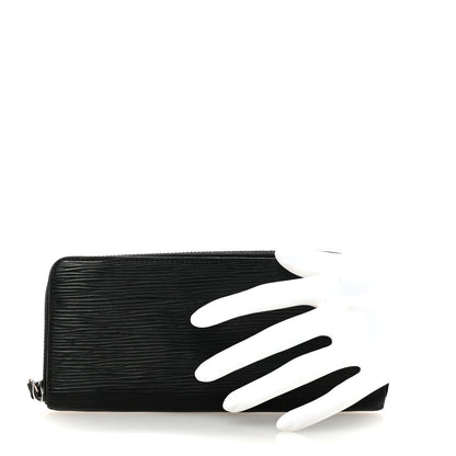 Louis Vuitton Epi Clemence Wallet Black 2 of 6