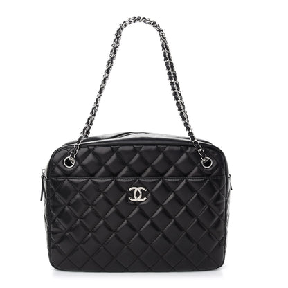 Chanel Lambskin Quilted Medium Camera Case Black 1 of 9