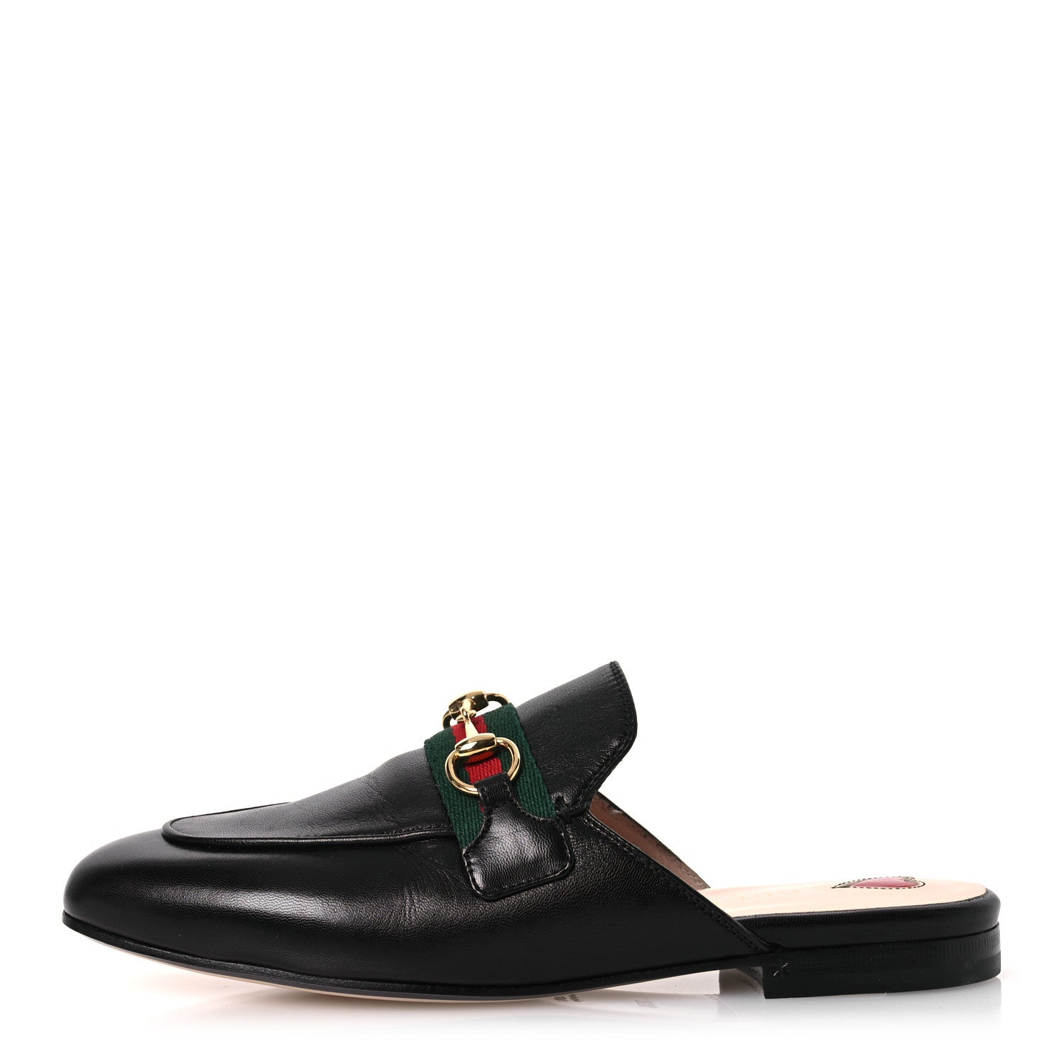 Gucci Calfskin Womens Princetown Slippers 35.5 Black 1 of 15