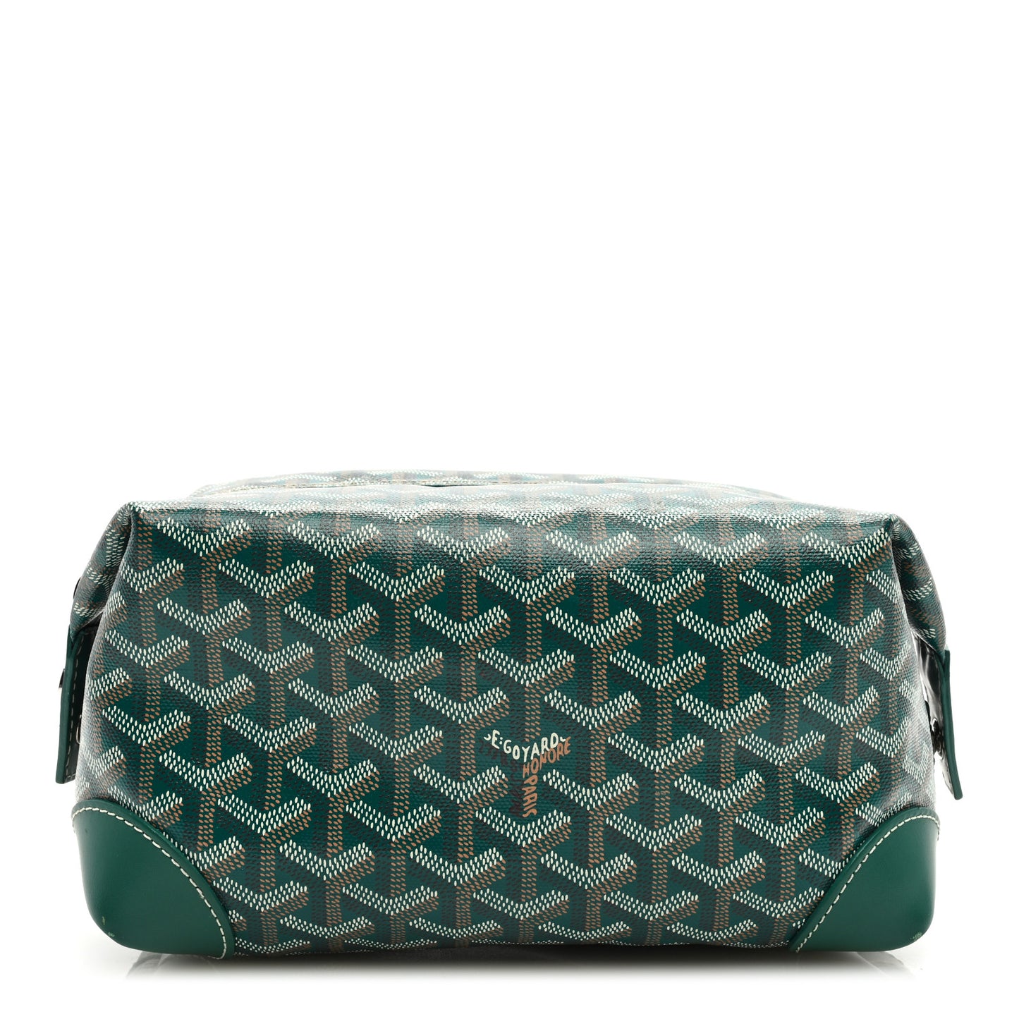 Goyardine Boeing 25 Trousse de Toilette Green
