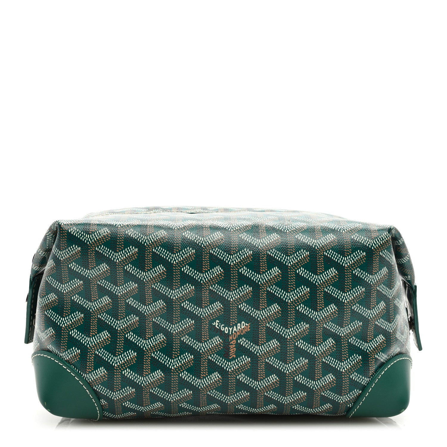 Goyard Goyardine Boeing 25 Trousse de Toilette Green 1 of 6