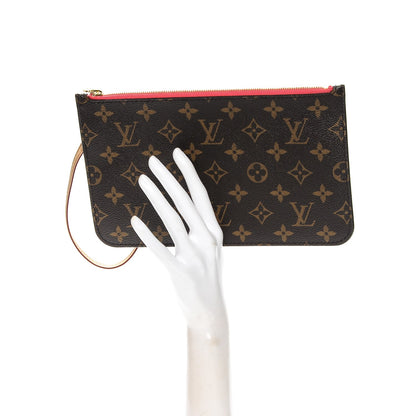 Louis Vuitton Monogram Neverfull MM GM Pochette Pink 2 of 6