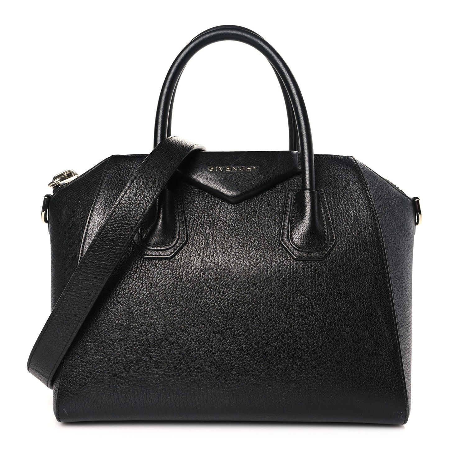 Sugar Goatskin Small Antigona Black