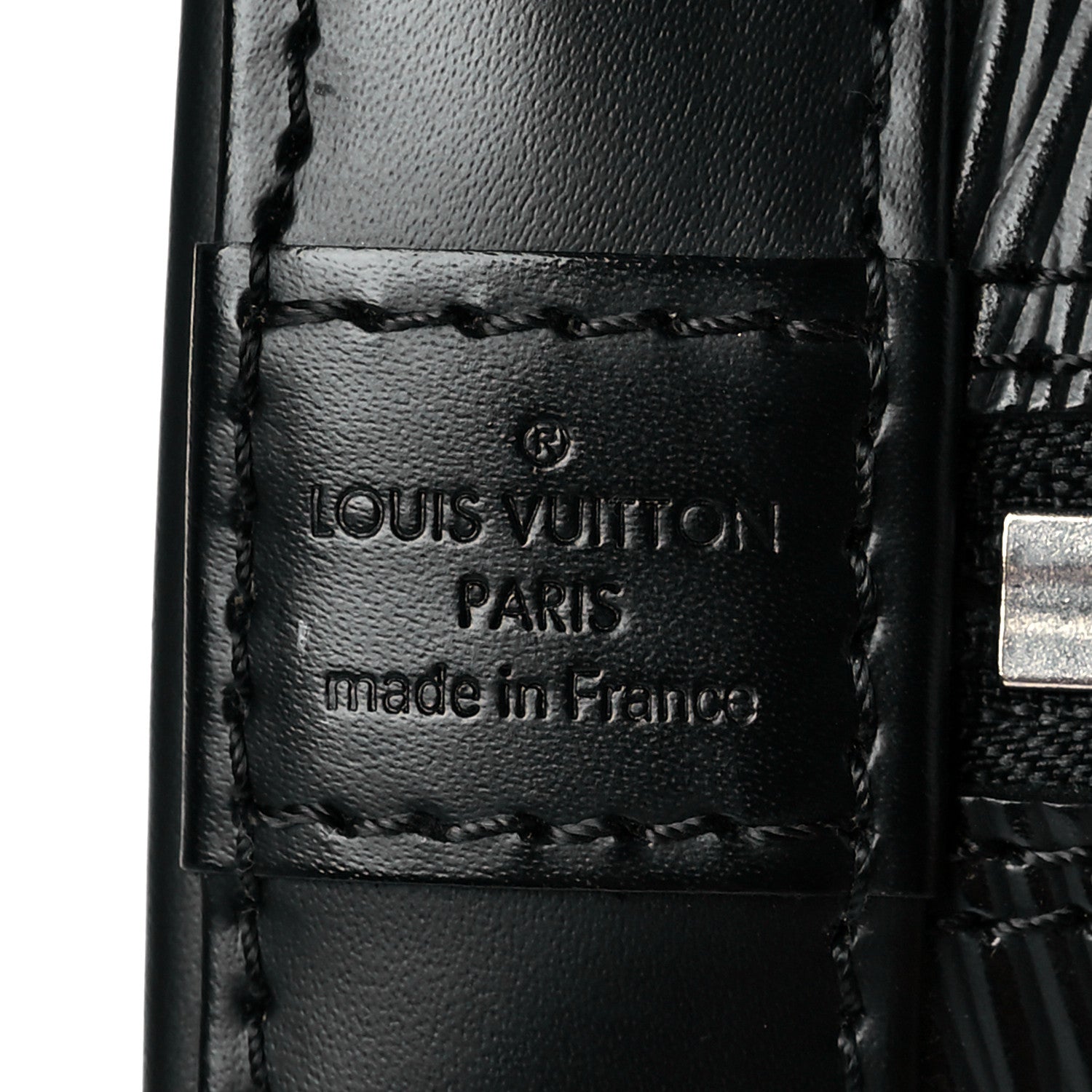 Louis Vuitton Epi Alma BB Black 6 of 12