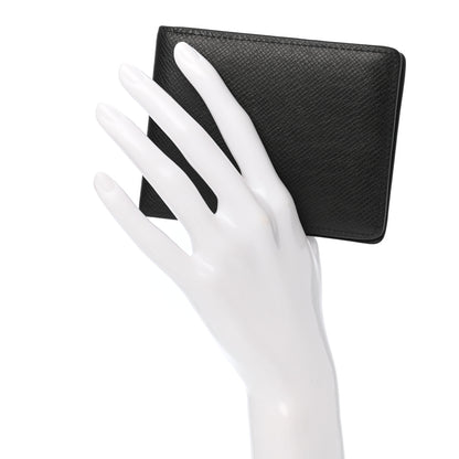 Louis Vuitton Taiga Slender Wallet Black 2 of 7